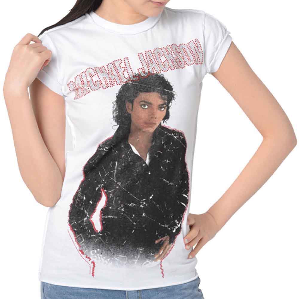 
                  
                    MICHAEL JACKSON マイケルジャクソン (2025年 映画公開 ) - BAD DIAMANTE / Amplified（ ブランド ） / Tシャツ / レディース 【公式 / オフィシャル】
                  
                