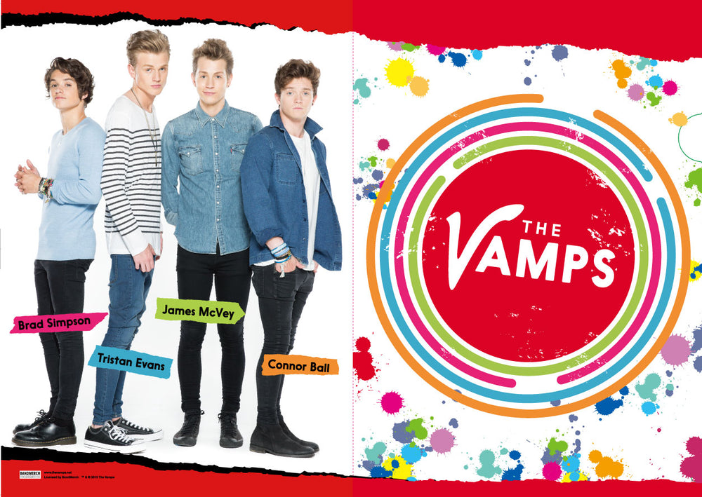 日本限定公式商品 THE VAMPS ヴァンプス - THE VAMPS クリアファイル2枚セット / ファイル・バインダー 【公式 / オフィシャル】