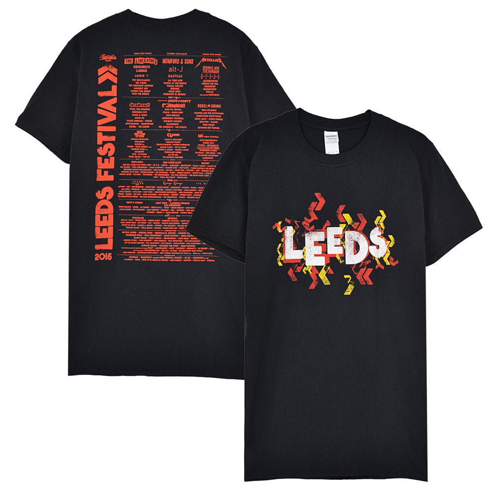 BABYMETAL ベビーメタル Leeds 2015 Event Logo バックプリントあり Tシャツ メンズ  公式 オフィシャル