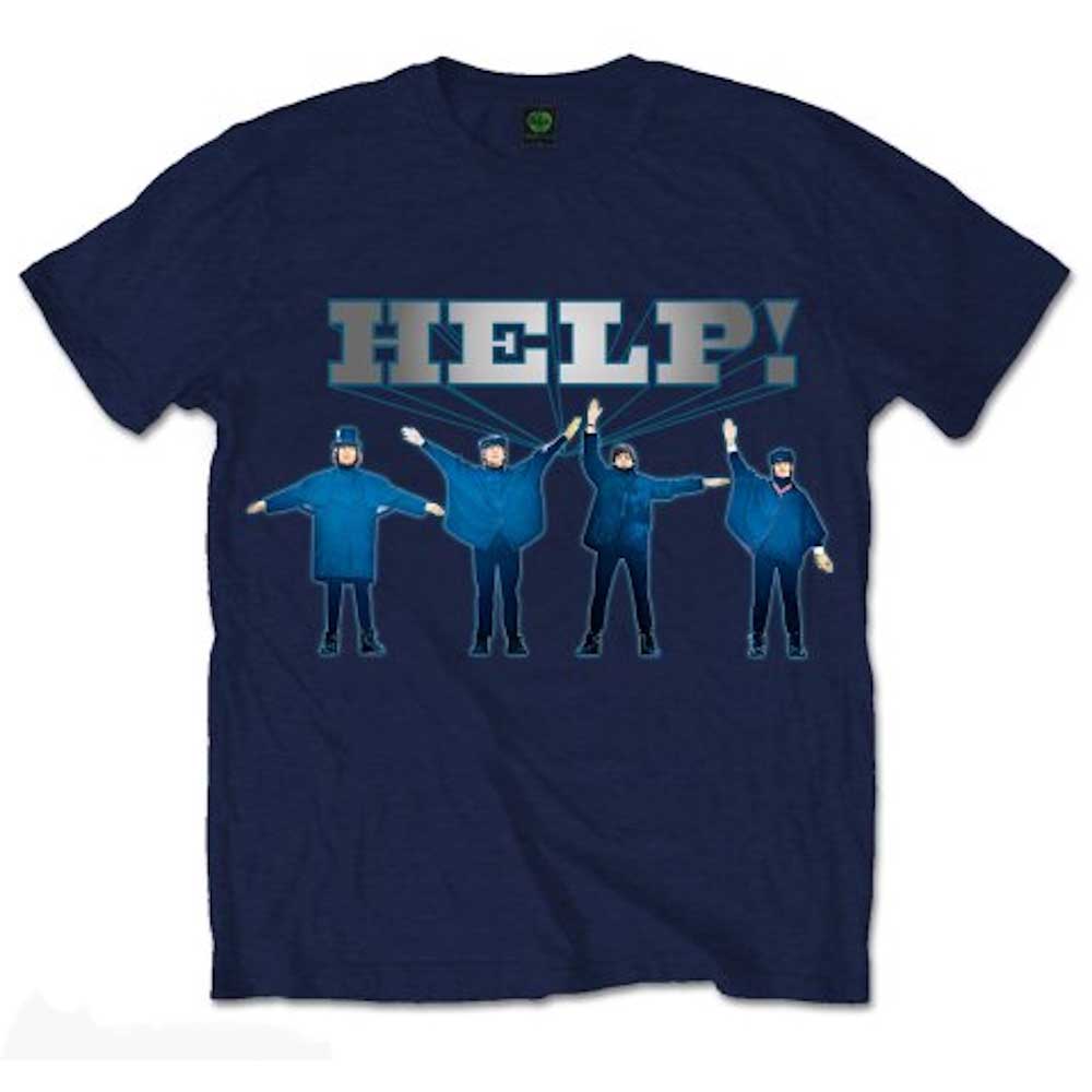 THE BEATLES ビートルズ (ABBEY ROAD 55周年 ) - HELP! / Tシャツ / メンズ 【公式 / オフィシャル】