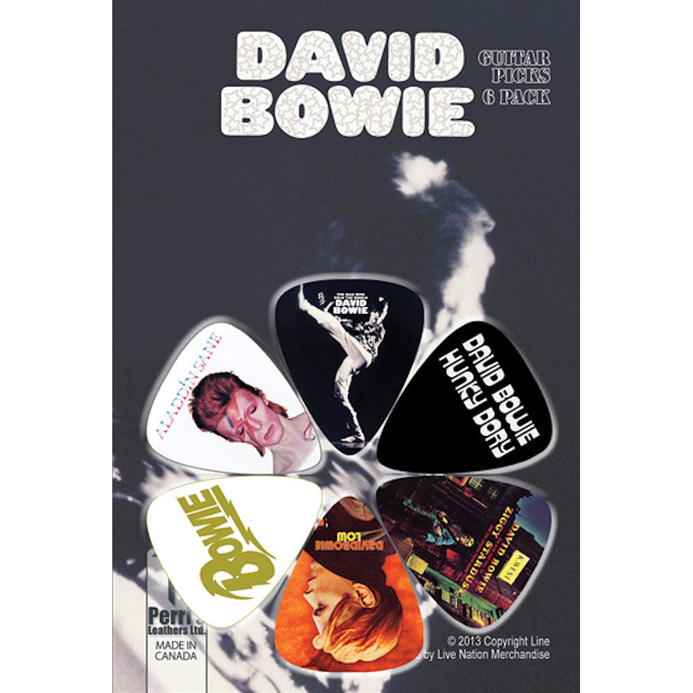 DAVID BOWIE デヴィッドボウイ 6 PACK PICKS ギターピック 公式 オフィシャル