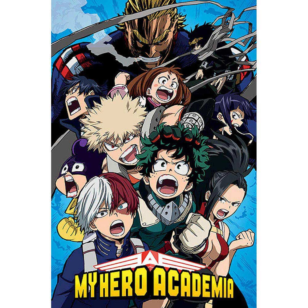 MY HERO ACADEMIA 僕のヒーローアカデミア (新作 映画公開 ) - Cobalt Blast Group / ポスター 【公式 / オフィシャル】