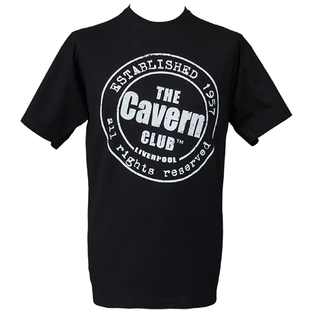 CAVERN CLUB キャヴァーンクラブ BLACK ROUND LOGO Tシャツ メンズ 公式 オフィシャル