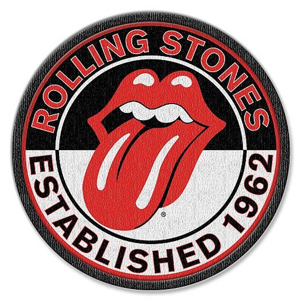 ROLLING STONES ローリングストーンズ (デビュー作 60周年 ) - EST. 1962 / ワッペン 【公式 / オフィシャル】