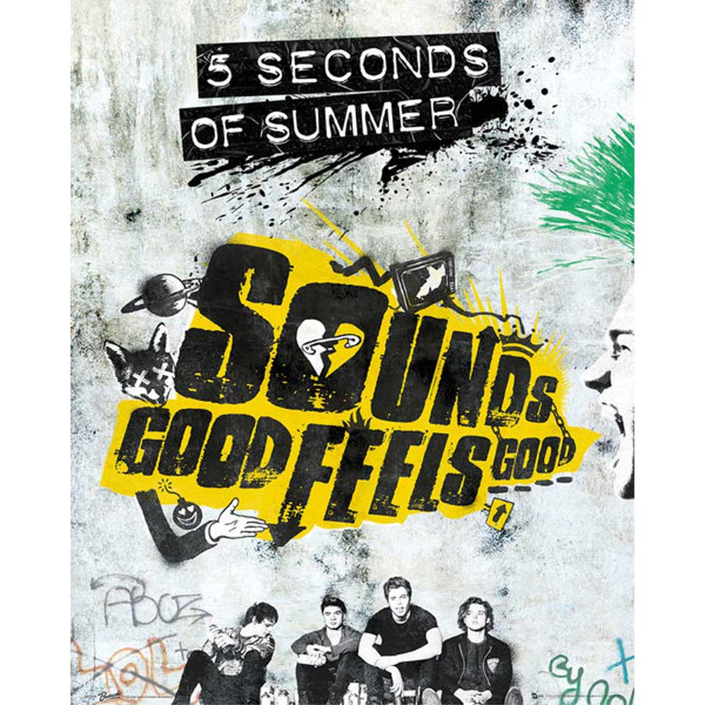 5 SECONDS OF SUMMER ファイヴセカンズオブサマー（絶版ポスター）Sounds good feels good /ポスター 公式 オフィシャル