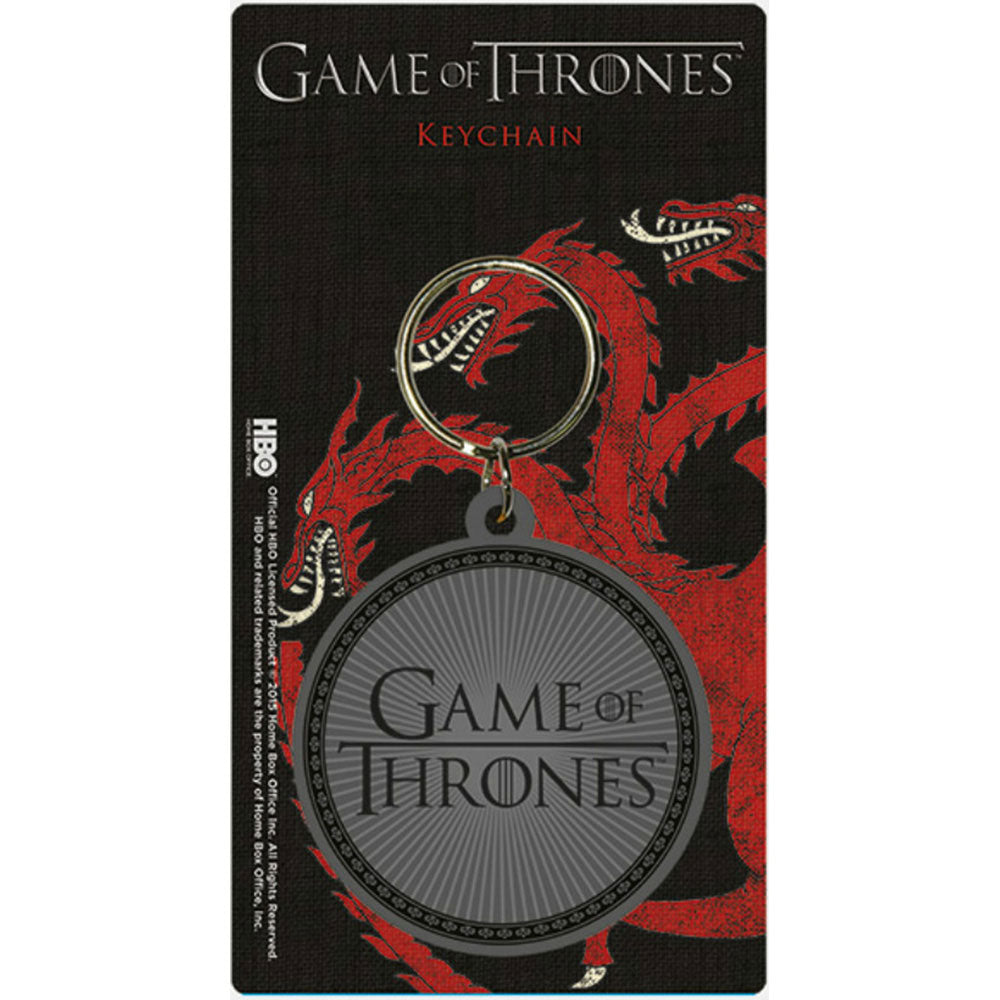 GAME OF THRONES - Logo / ラバー・キーリング