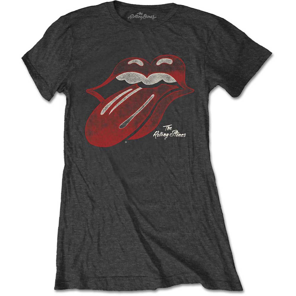 
                  
                    ROLLING STONES ローリングストーンズ (デビュー作 60周年 ) - VINTAGE TONGUE LOGO / Tシャツ / レディース 【公式 / オフィシャル】
                  
                