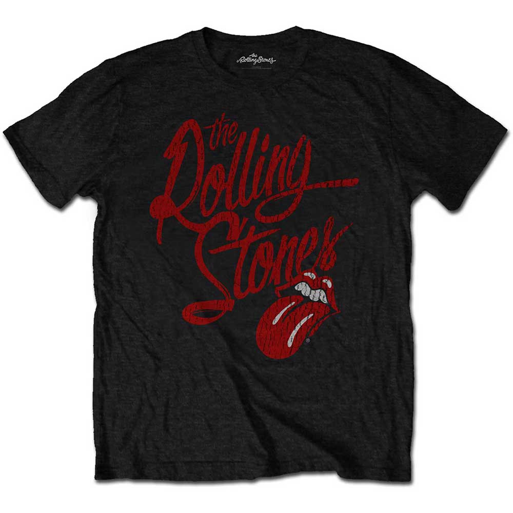 ROLLING STONES ローリングストーンズ (デビュー作 60周年 ) - Script Logo / Tシャツ / メンズ 【公式 / オフィシャル】