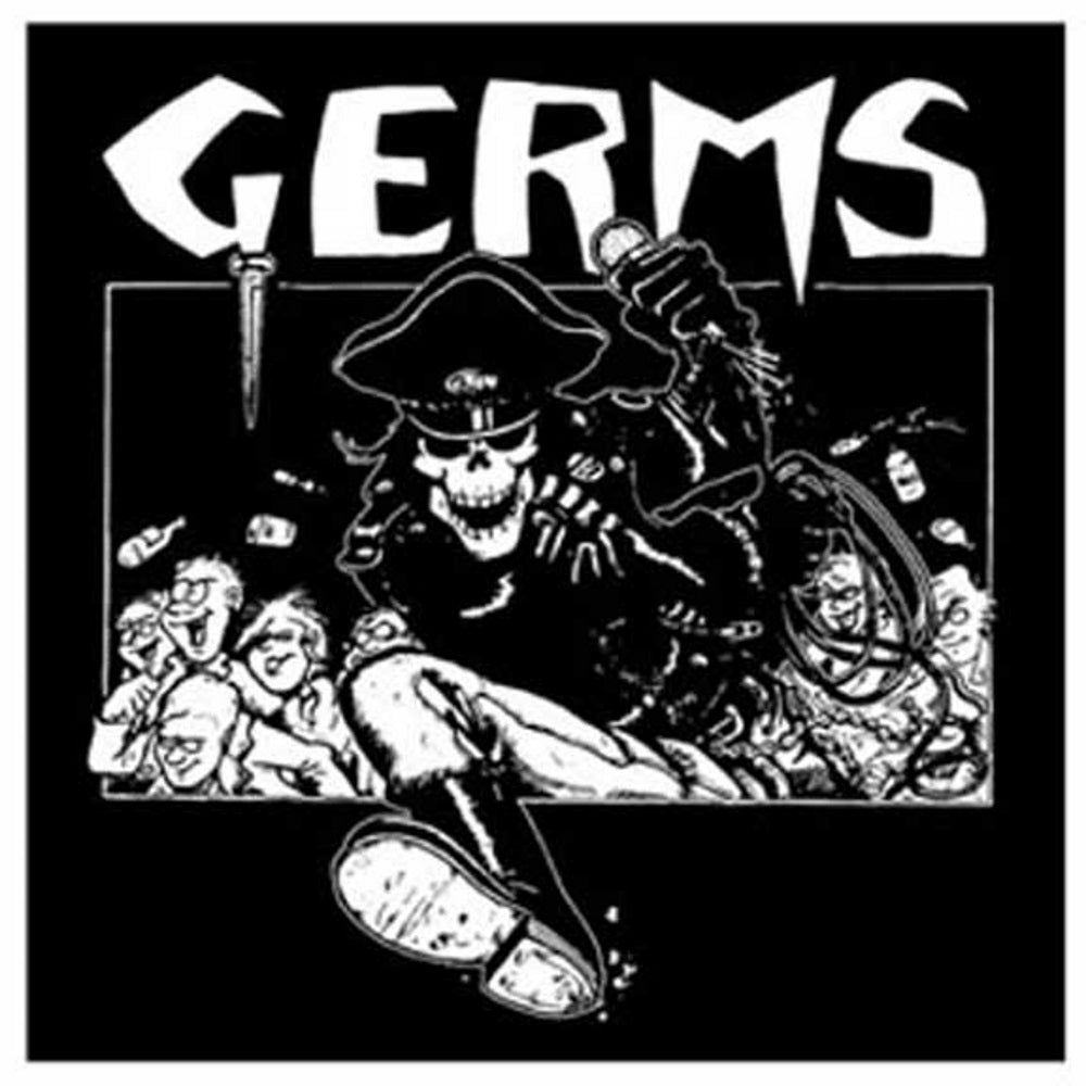 GERMS ジャームズ - SKELETON IN LEATHER / ワッペン 【公式 / オフィシャル】