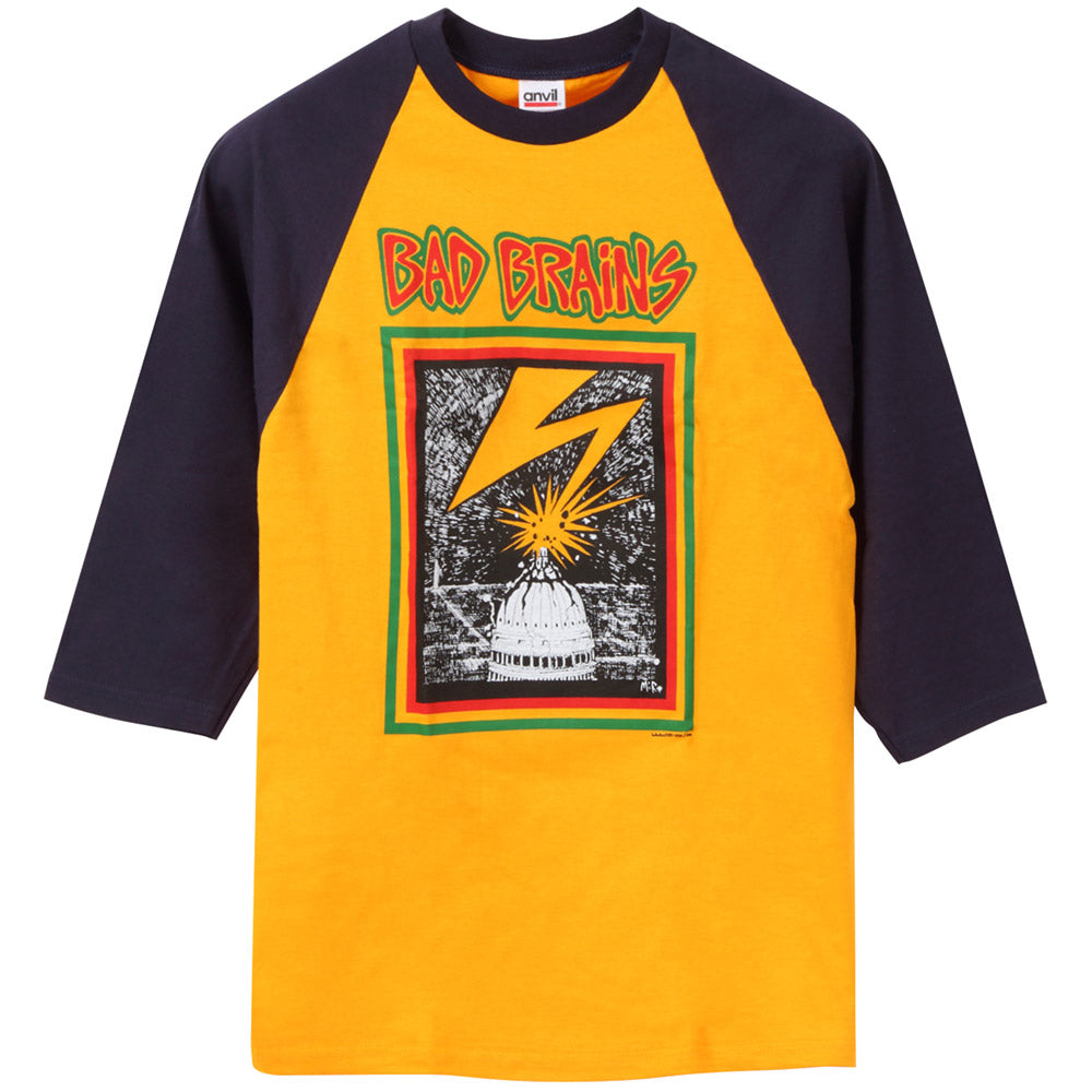 BAD BRAINS バッドブレインズ 【別注】 CAPITOL ラグラン 長袖 Tシャツ メンズ  公式 オフィシャル