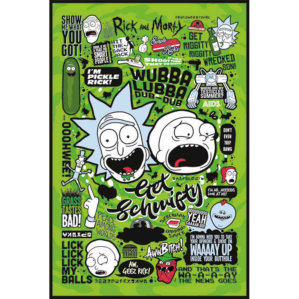 RICK AND MORTY リックアンドモーティ - Quotes / ポスター 【公式 / オフィシャル】