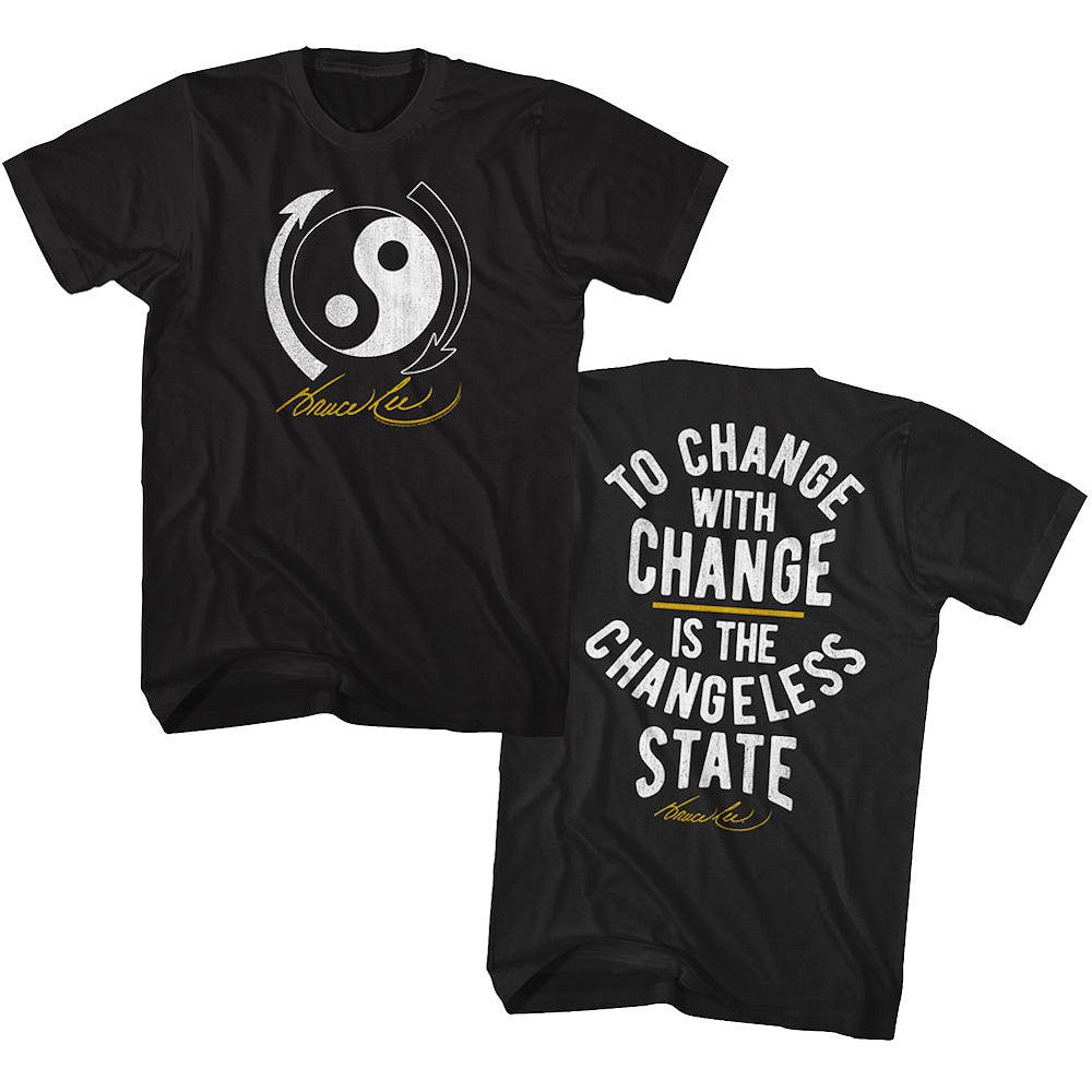 BRUCE LEE ブルースリー BL CHANGE バックプリントあり Tシャツ メンズ 公式 オフィシャル