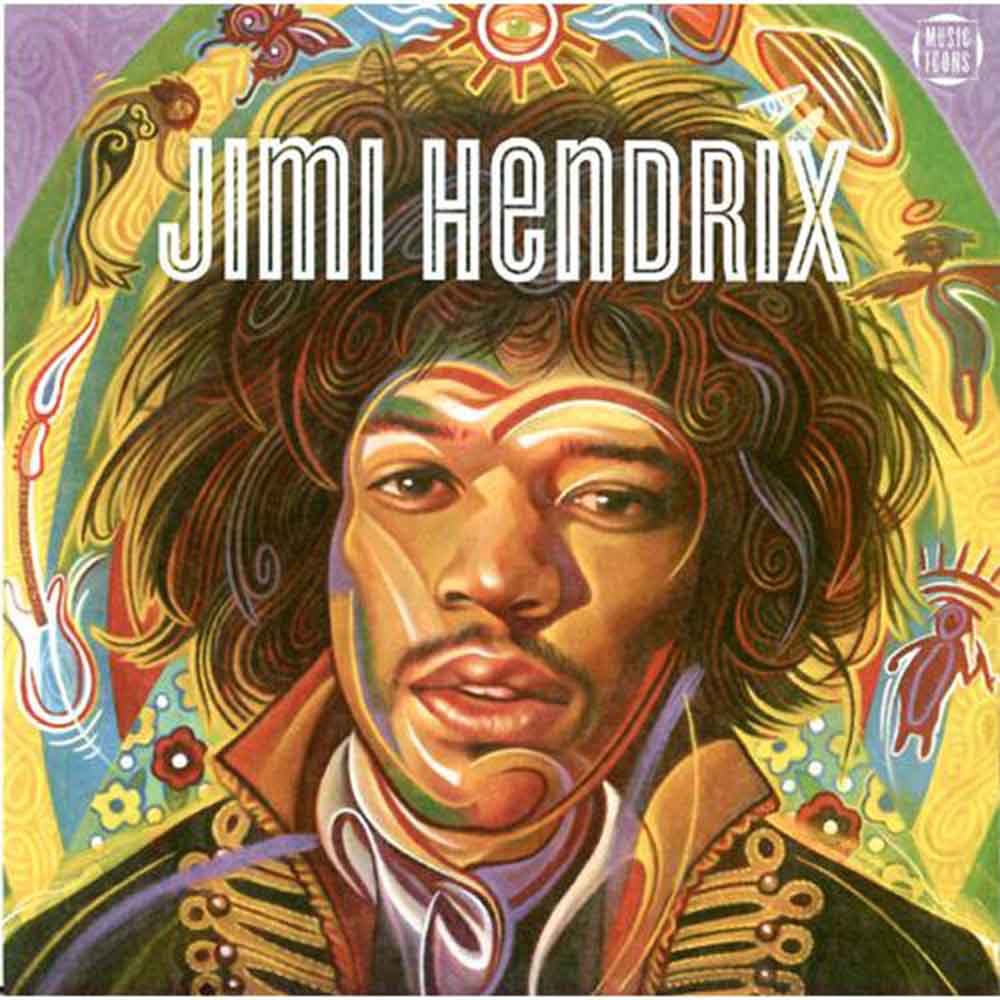 JIMI HENDRIX ジミヘンドリックス - MUSIC ICONS 記念切手シート / 貴重 / 切手・レター品 【公式 / オフィシャル】