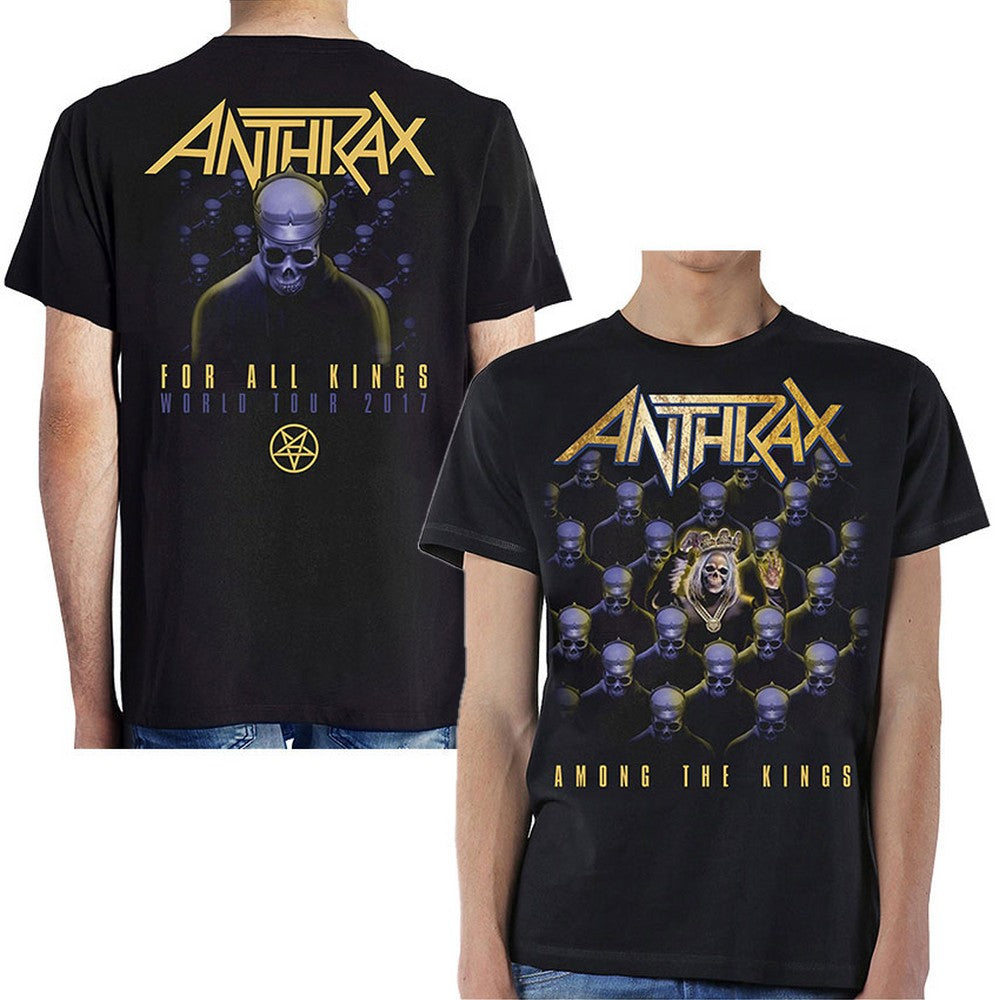 ANTHRAX アンスラックス Among the Kings バックプリントあり Tシャツ メンズ 公式 オフィシャル