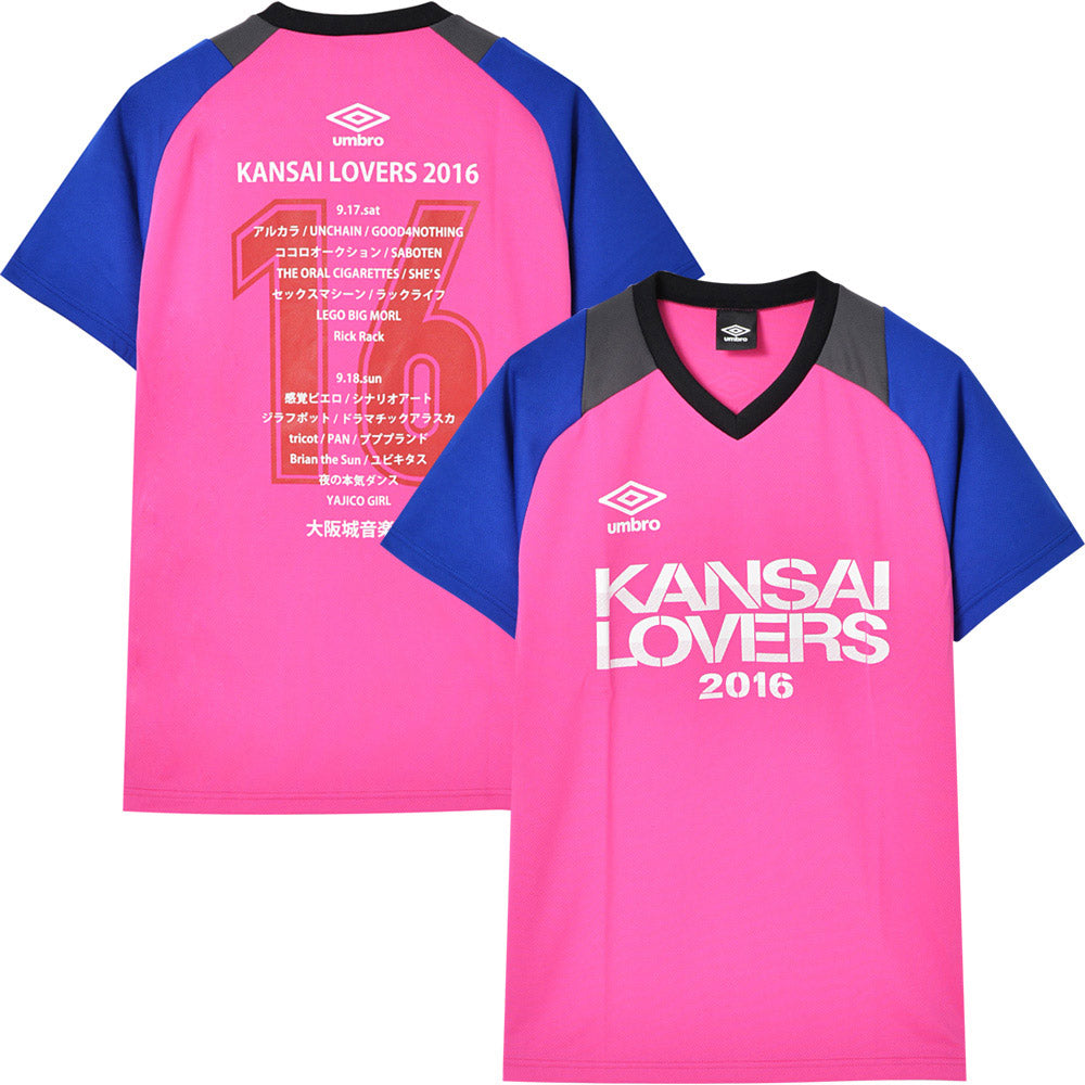 KANSAI LOVERS - 2016 ドライTシャツ / バックプリントあり / umbro（ブランド）