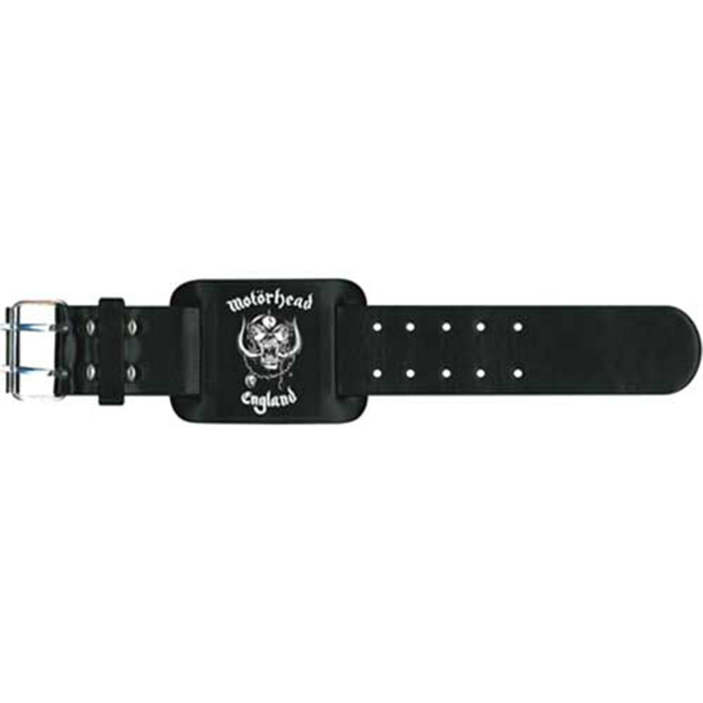 MOTORHEAD モーターヘッド - Leather Wrist Strap: England / ブレスレット 【公式 / オフィシャル】