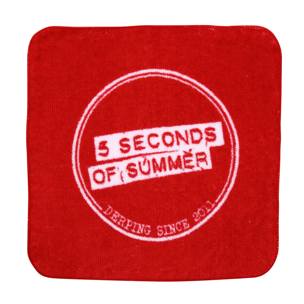 日本限定公式商品 5 SECONDS OF SUMMER ファイヴセカンズオブサマー - 5SOS公式ハンドタオル / タオル 【公式 / オフィシャル】