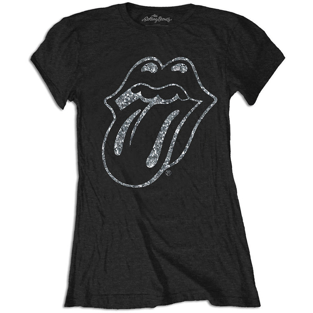 
                  
                    ROLLING STONES ローリングストーンズ (デビュー作 60周年 ) - TONGUE / Diamante（ブランド） / Tシャツ / レディース 【公式 / オフィシャル】
                  
                