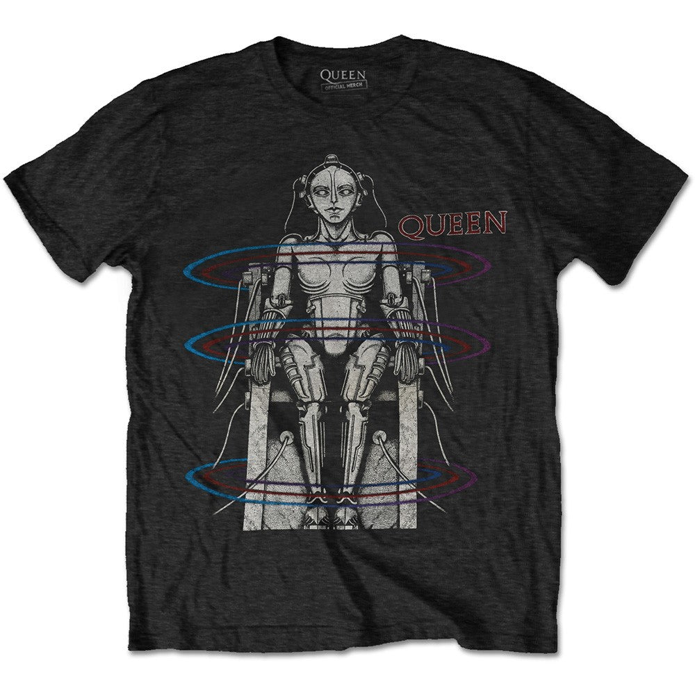 QUEEN クイーン - EUROPEAN TOUR 1984（復刻ツアーTシリーズ） / バックプリントあり / Tシャツ / メンズ 【公式 / オフィシャル】