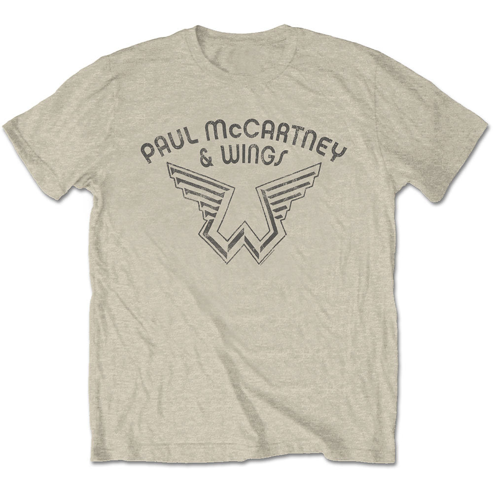 【予約商品】 PAUL MCCARTNEY ポールマッカートニー (9月 映画公開 ) - Wings Logo / Tシャツ / メンズ 【公式 / オフィシャル】