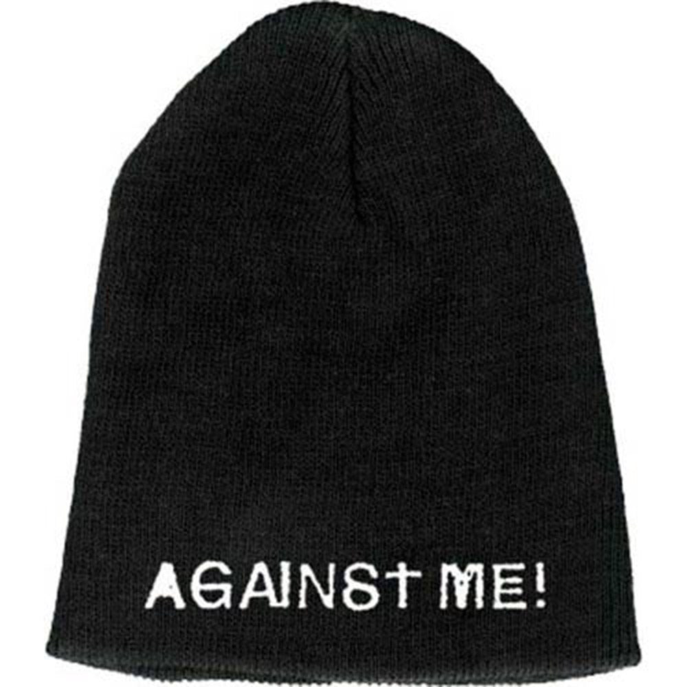 AGAINST ME! アゲインストミー EMBROIDERED LOGO ビーニー メンズ 公式 オフィシャル
