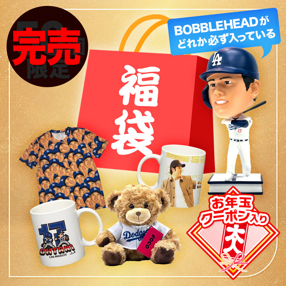 【予約商品】 SHOHEI OHTANI 大谷翔平 - 大谷翔平選手 公式商品＆MLB関連商品 福袋 2025 / BOBBLEHEAD入り / お年玉クーポン入り / Tシャツ / メンズ