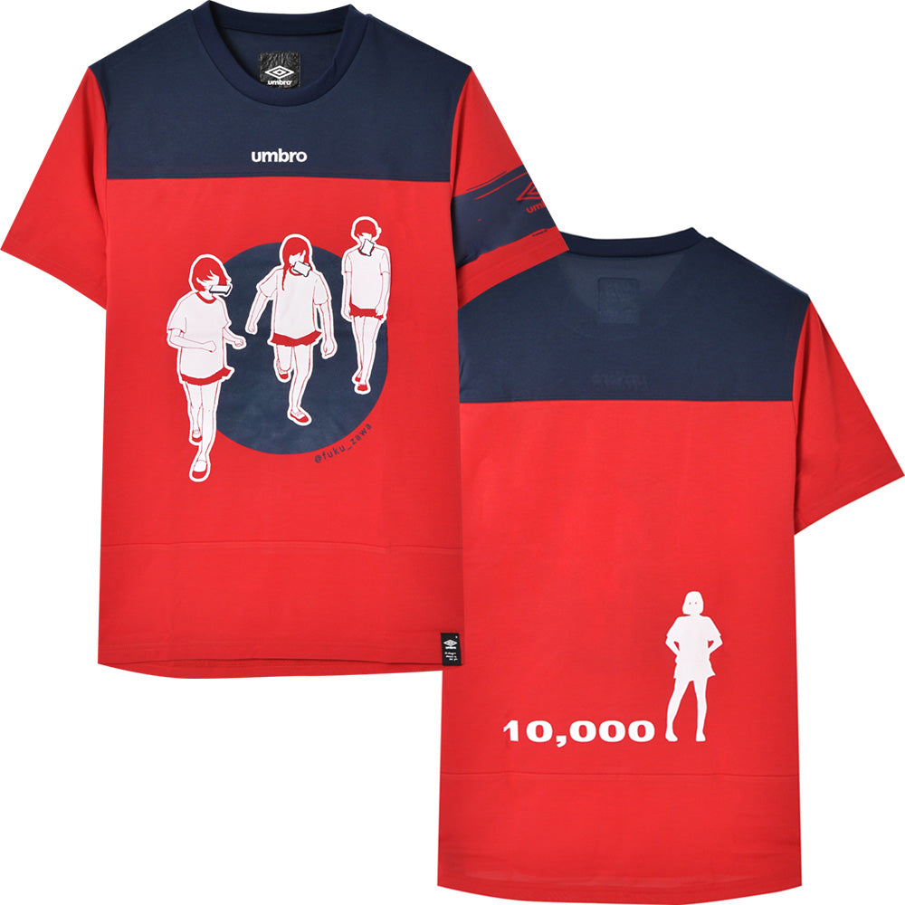 FUKUZAWA フクザワ - フクザワコラボ ドライTシャツ / バックプリントあり / umbro（ブランド） / Tシャツ / メンズ 【公式 / オフィシャル】