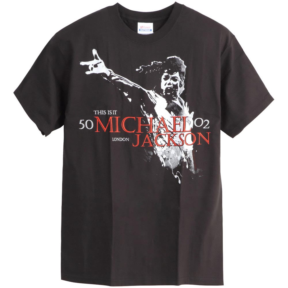 MICHAEL JACKSON マイケルジャクソン (追悼 15周年 ) - O2 ARENA LONDON / Tシャツ / メンズ 【公式 / オフィシャル】