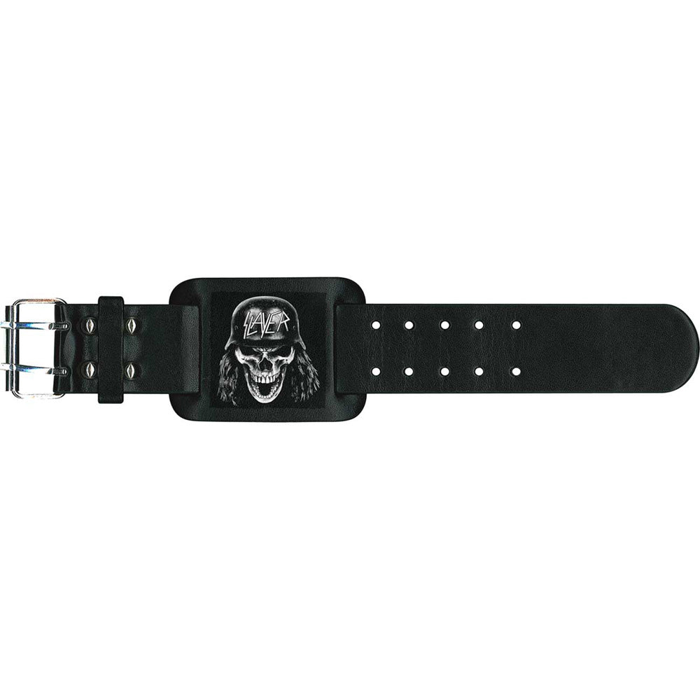 SLAYER - Leather Wrist Strap: Wehrmacht