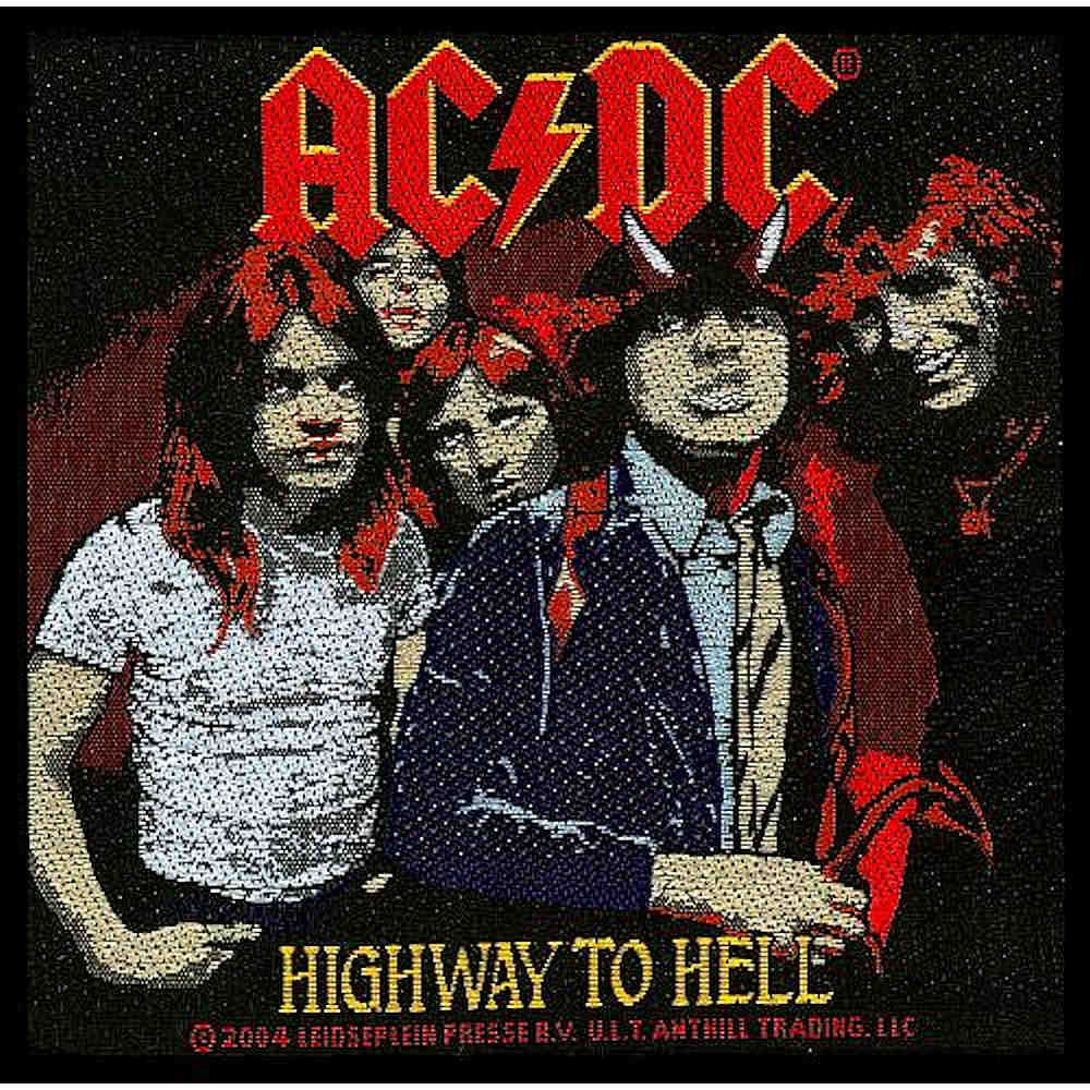 AC/DC エーシーディーシー HIGHWAY TO HELL ワッペン 公式 オフィシャル