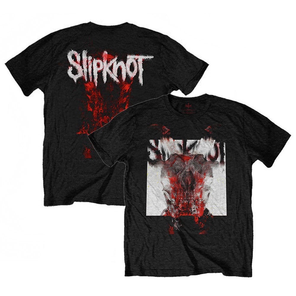 SLIPKNOT スリップノット (デビュー 25周年 ) - Devil Single / Logo Blur / バックプリントあり / Tシャツ / メンズ 【公式 / オフィシャル】