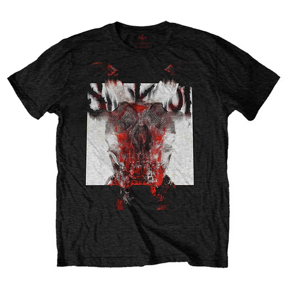 SLIPKNOT スリップノット (デビュー 25周年 ) - Devil Single / Logo Blur / バックプリントあり / Tシャツ / メンズ 【公式 / オフィシャル】