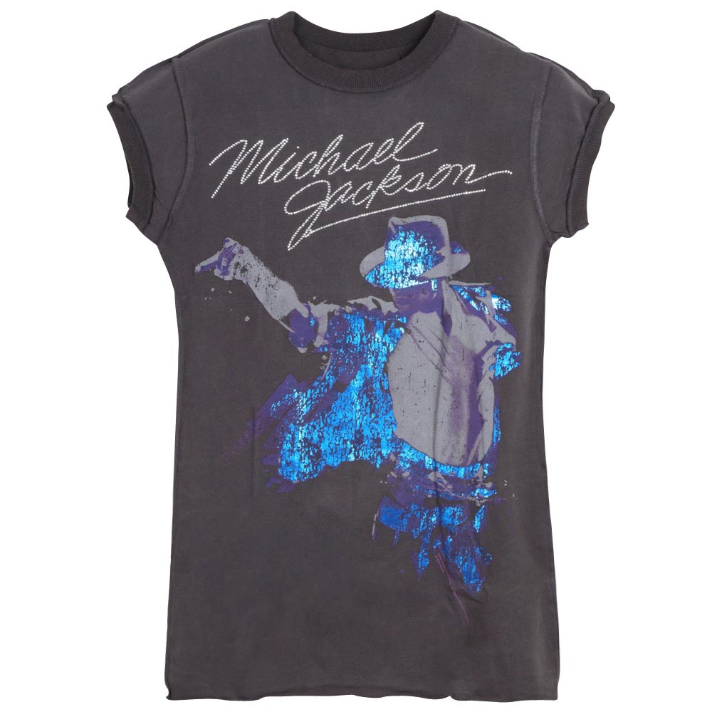 MICHAEL JACKSON マイケルジャクソン (2025年 映画公開 ) - M.J.& DIAMANTE / Amplified（ ブランド ） / Tシャツ / レディース 【公式 / オフィシャル】