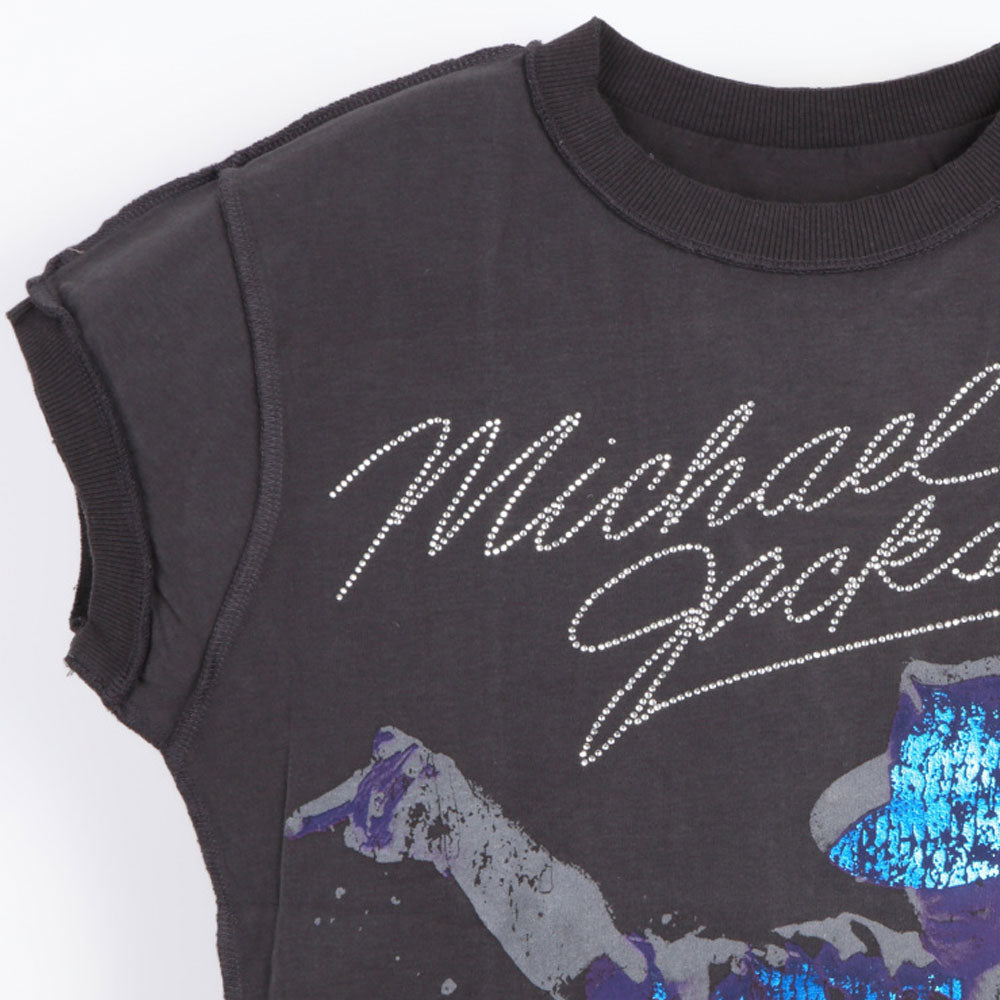 MICHAEL JACKSON マイケルジャクソン (2025年 映画公開 ) - M.J.& DIAMANTE / Amplified（ ブランド ） / Tシャツ / レディース 【公式 / オフィシャル】