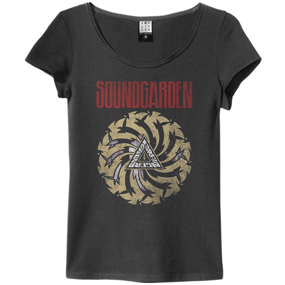 SOUNDGARDEN サウンドガーデン (結成 40周年 ) - BADMOTORFINGER / Amplified（ ブランド ） / Tシャツ / レディース 【公式 / オフィシャル】