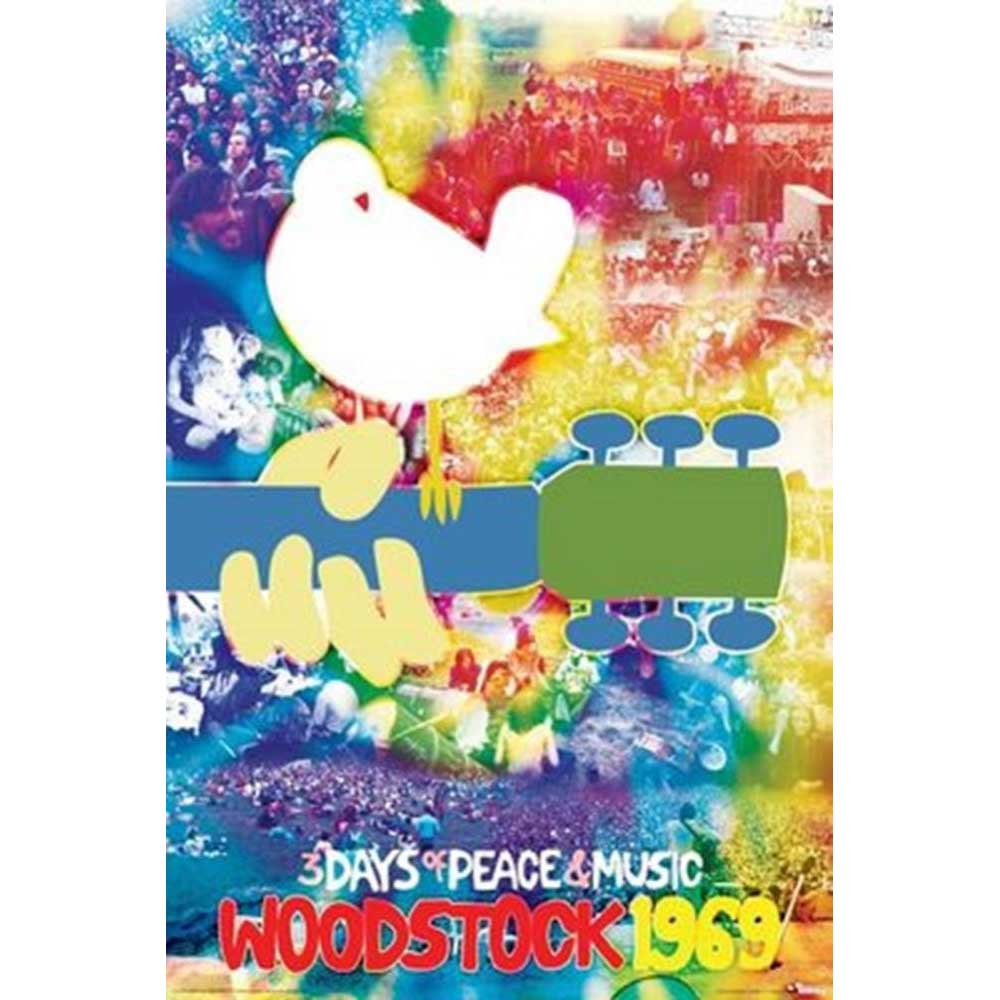 WOODSTOCK ウッドストック (55周年 ) - Tye Dye / ポスター 【公式 / オフィシャル】