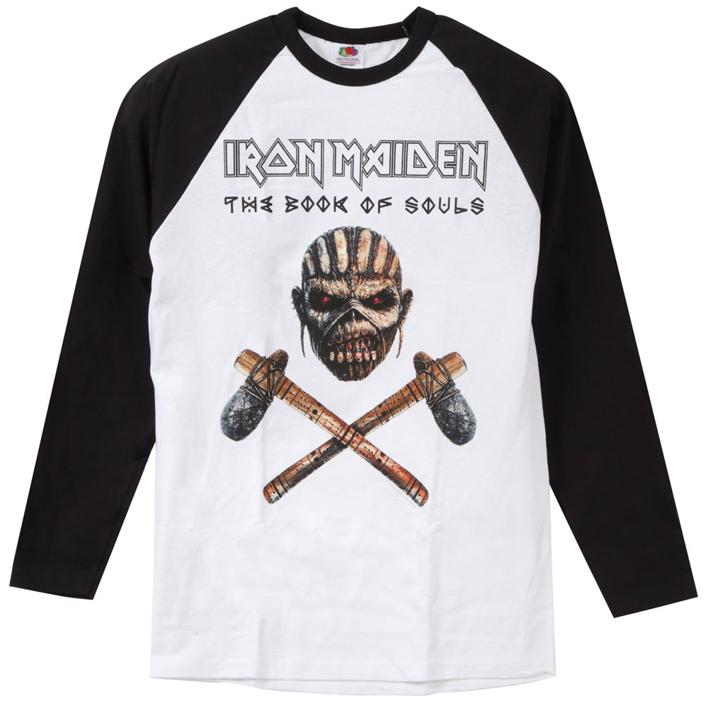 IRON MAIDEN アイアンメイデン (9月 来日 ) - AXE COLOUR ラグラン / 長袖 / Tシャツ / メンズ 【公式 / オフィシャル】