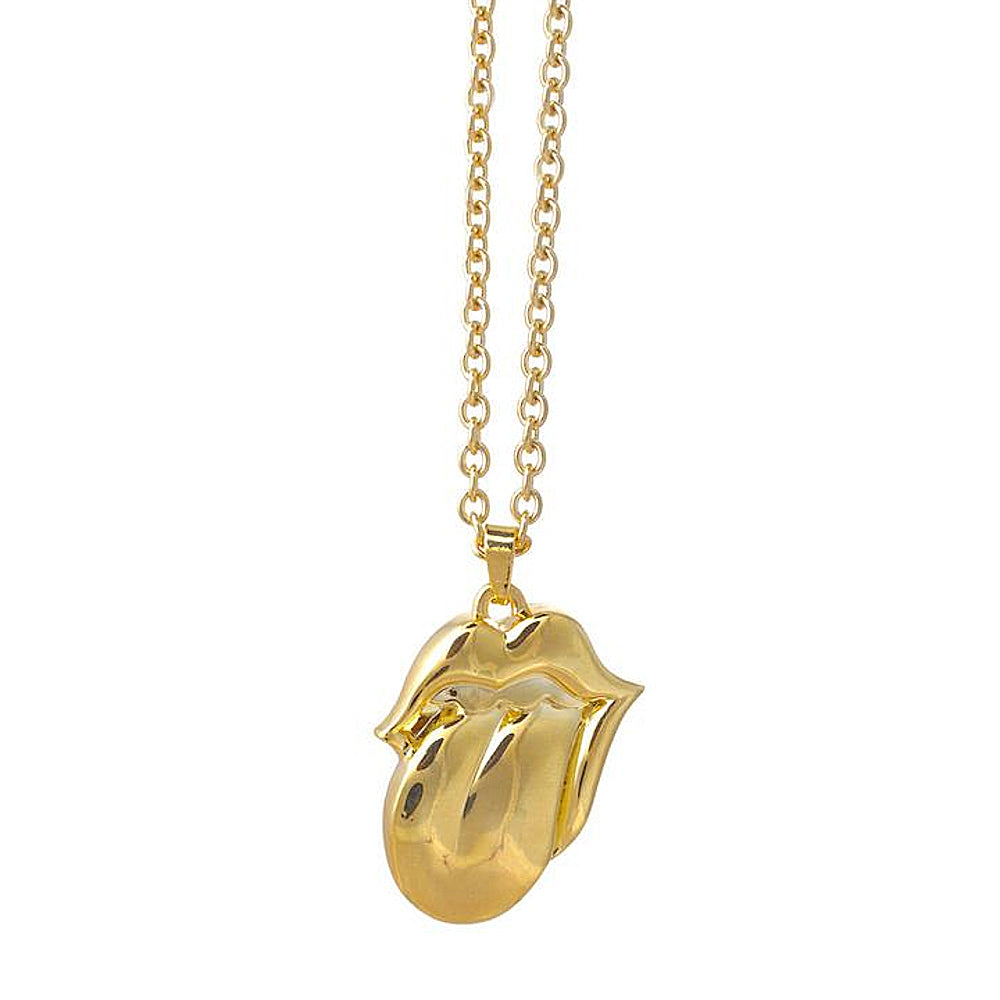 
                  
                    ROLLING STONES ローリングストーンズ (デビュー作 60周年 ) - Gold Tongue Necklace / ネックレス 【公式 / オフィシャル】
                  
                