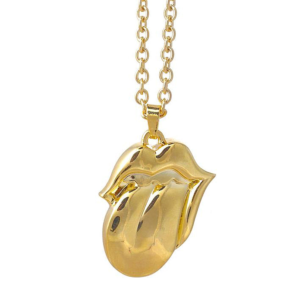 
                  
                    ROLLING STONES ローリングストーンズ (デビュー作 60周年 ) - Gold Tongue Necklace / ネックレス 【公式 / オフィシャル】
                  
                