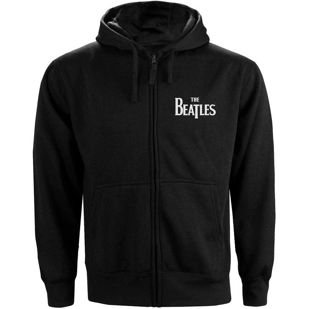 THE BEATLES ビートルズ (ABBEY ROAD 55周年 ) - Drop T Logo / バックプリントあり / ジップ / パーカー・スウェット / メンズ 【公式 / オフィシャル】