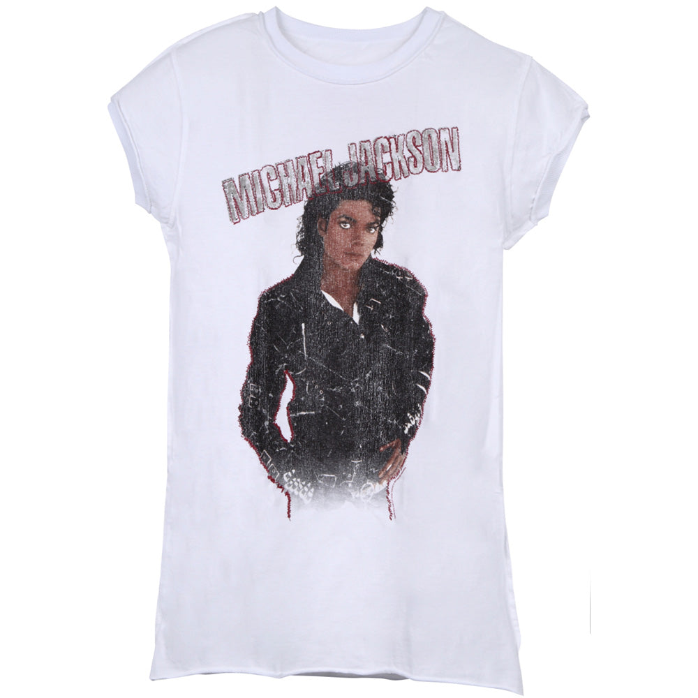 MICHAEL JACKSON マイケルジャクソン (2025年 映画公開 ) - BAD / Amplified（ ブランド ） / Tシャツ / レディース 【公式 / オフィシャル】