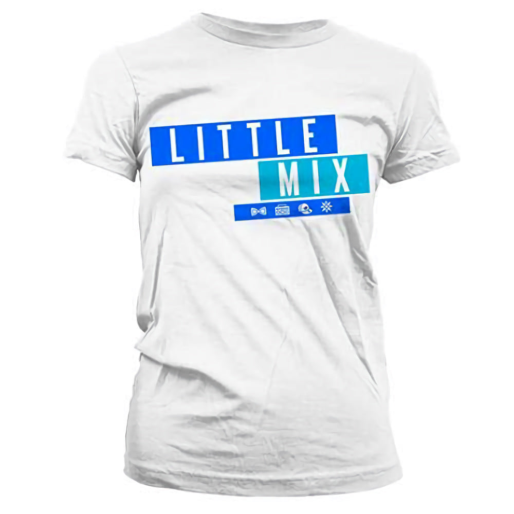 LITTLE MIX リトルミックス - Dark Multi Blue Logo / Tシャツ / レディース 【公式 / オフィシャル】