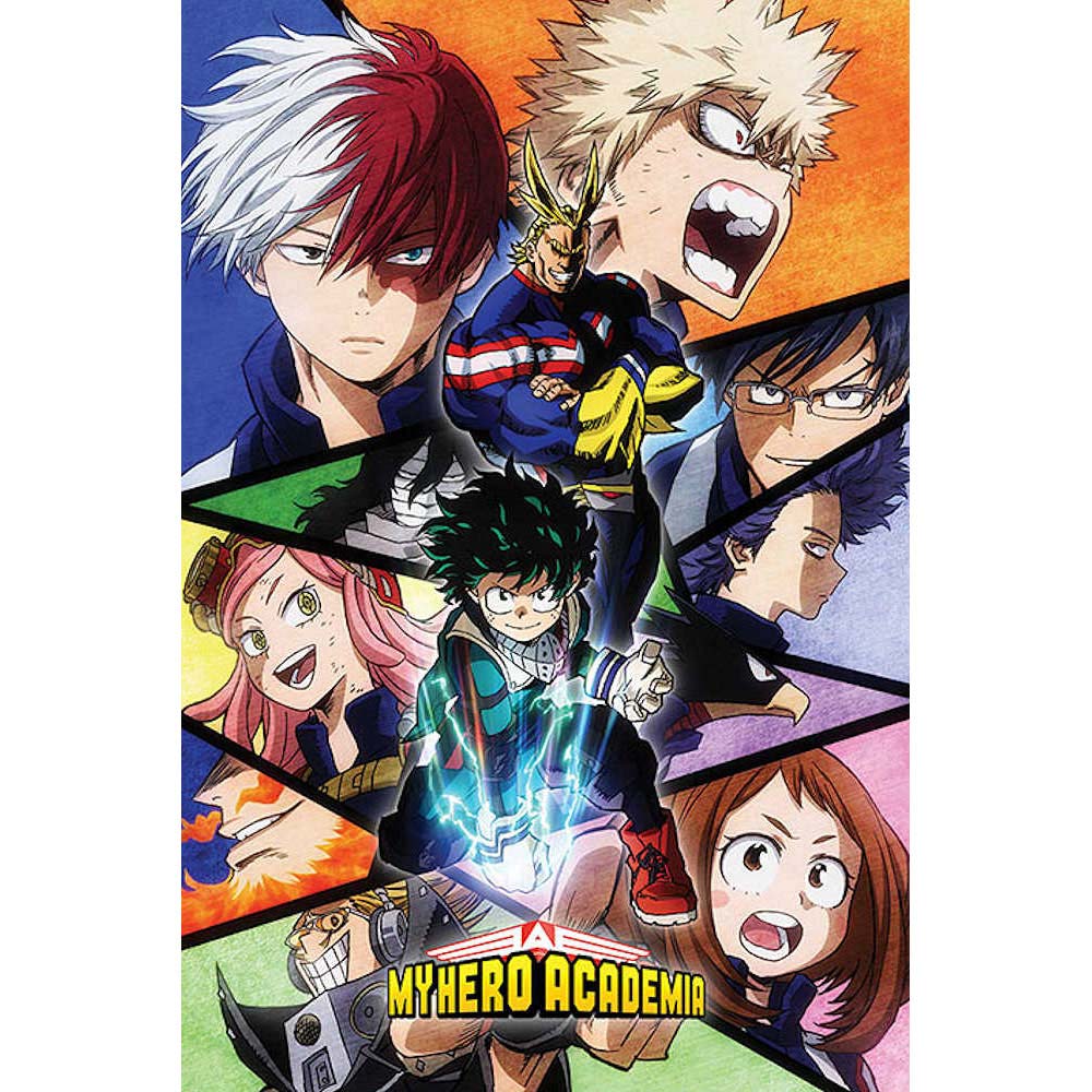 MY HERO ACADEMIA 僕のヒーローアカデミア (新作 映画公開 ) - Characters Mosaic / ポスター 【公式 / オフィシャル】