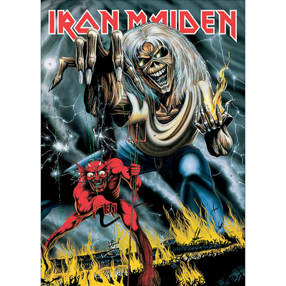 IRON MAIDEN アイアンメイデン (9月 来日 ) - NUMBER POST CARD / ポストカード・レター 【公式 / オフィシャル】