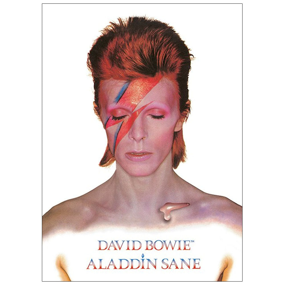 DAVID BOWIE デヴィッドボウイ - ALADDIN SANE / ポストカード・レター 【公式 / オフィシャル】