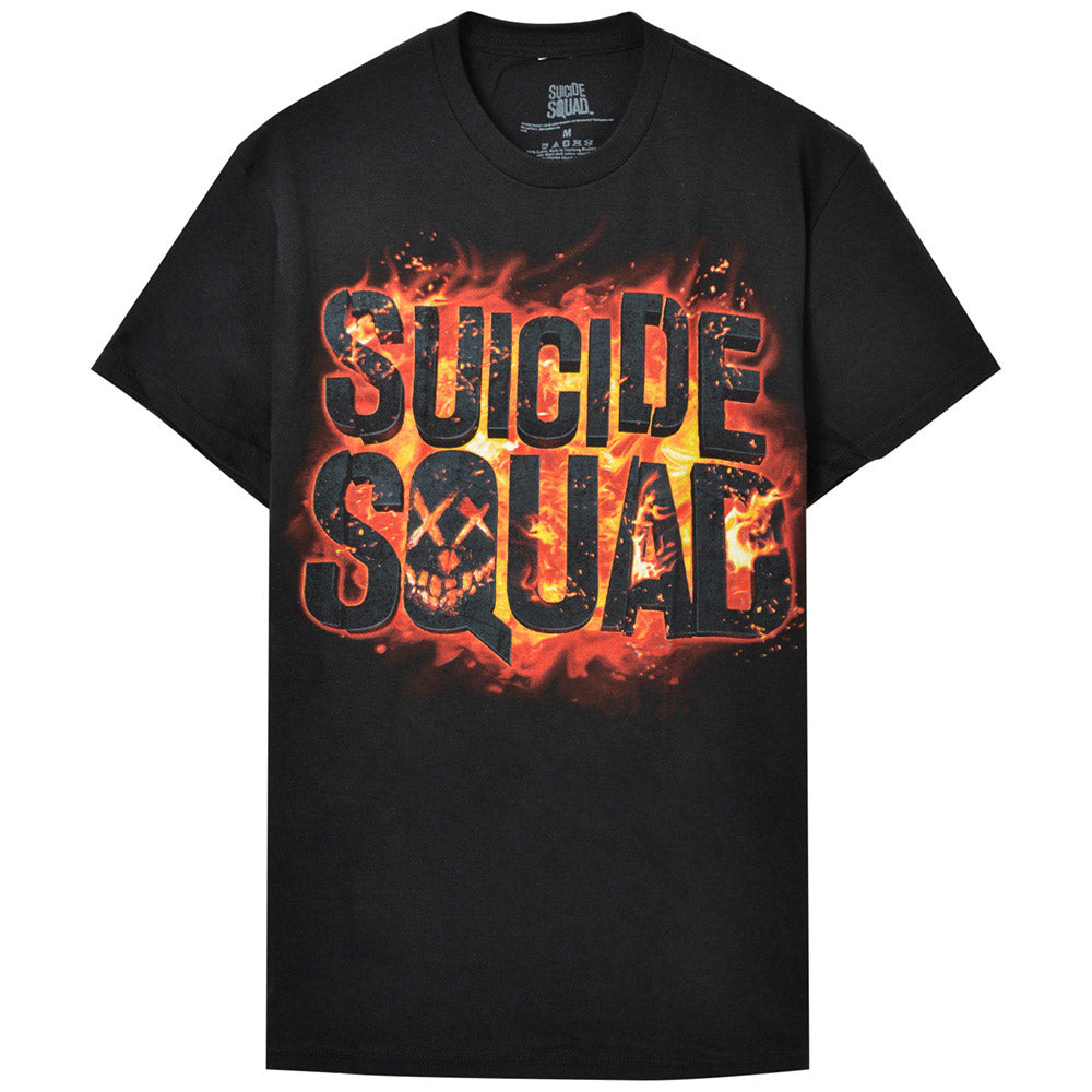 SUICIDE SQUAD スーサイドスクワッド (ジョーカー 新作公開 ) - LOGO IN FLAME / Tシャツ / メンズ 【公式 / オフィシャル】