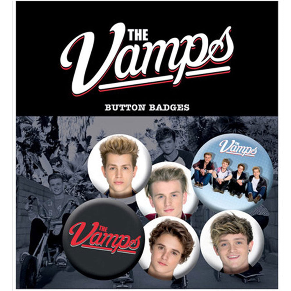 THE VAMPS ヴァンプス - Studio 6個セット / バッジ 【公式 / オフィシャル】