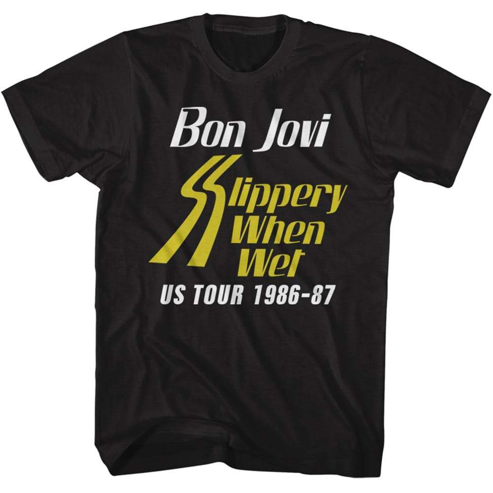 BON JOVI ボンジョヴィ SSW TOUR バックプリントあり Tシャツ メンズ 公式 オフィシャル