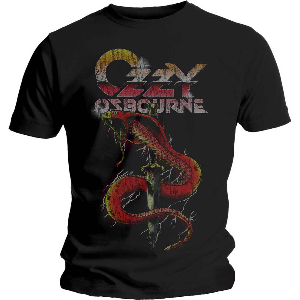 OZZY OSBOURNE オジーオズボーン (ソロ 45周年 ) - Vintage Snake / Tシャツ / メンズ 【公式 / オフィシャル】