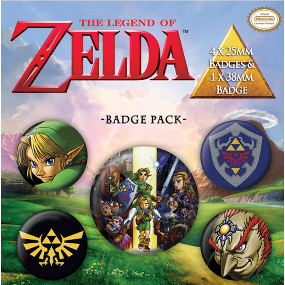 THE LEGEND OF ZELDA ゼルダの伝説 - Badge Pack / バッジ 【公式 / オフィシャル】